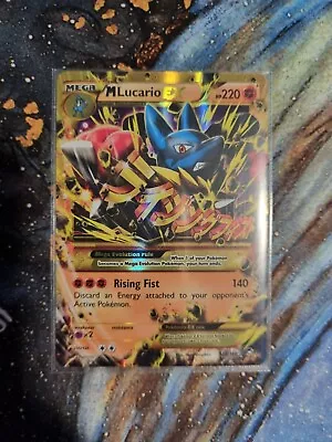 M Lucario EX 113/111 XY:Furious Fists Holo Pokemon Card • $50