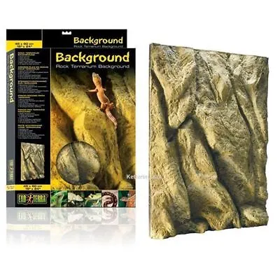 £10.95 • Buy Exo Terra Rock Background Terrarium Viv Climbing Reptile Gecko Snake Decoration
