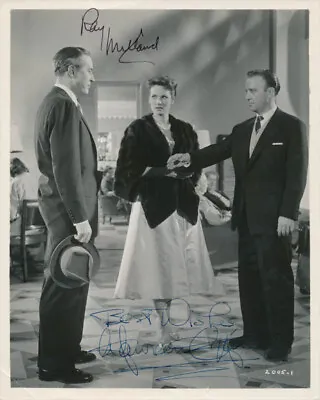 Lisbon Movie Cast - Photograph Signed Co-signed By: Ray Milland Maureen O''hara • $340