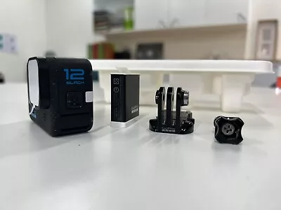 GoPro HERO12 Black Hypersmooth 6.0 Action Camera - Black + Cable & 32gig SD Card • $500