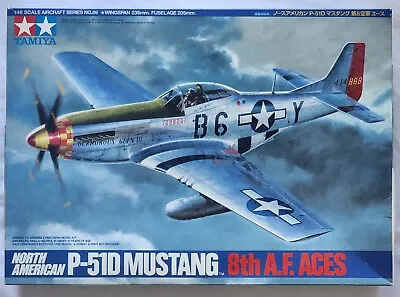 61089 Tamiya 1/48  North American P-51D Mustang 8th A.F. Aces Model Kit • $58