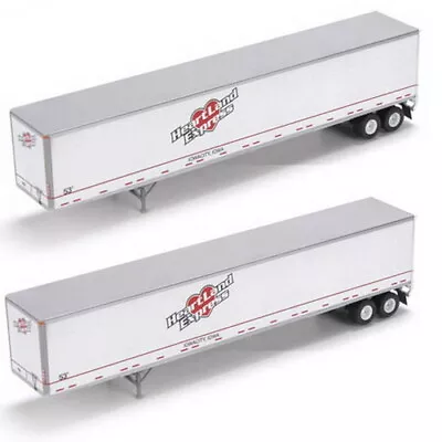 Athearn 28417 HO Heartland Express 53' Wabash Duraplate Trailers #1 (Set Of 2) • $31.10