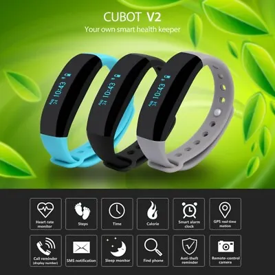 $9.49 • Buy Bluetooth Smart Bracelet Watch Heart-Rate Monitor Blood Pressure Fitness Tracker