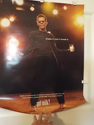 Vintage 2000 Marc Anthony Got Milk? Poster 19 X24  Ad Latinx Pop • $12