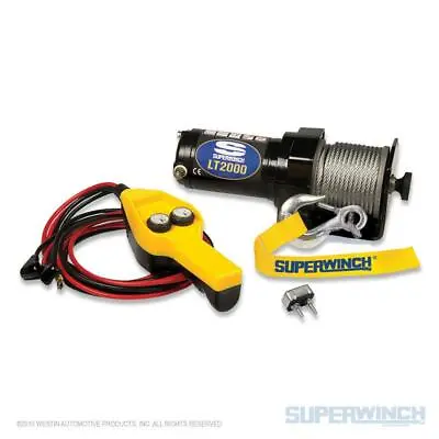 Superwinch ATV/UTV Utility Winch 2000 LB Capacity With 49' Steel Cable • $185