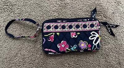 Vera Bradley Wristlet Wallet In Ribbons Retired Breast Cancer Awareness Pattern • $12