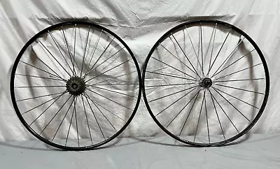 Vintage Assos 7-Spd 28/24-Bladed Spoke Sew-Up 700C Wheelset American Classic Hub • $119.95