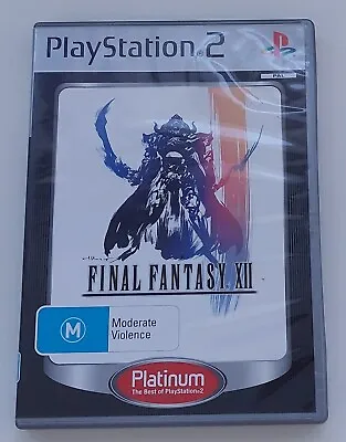 PS2 FINAL FANTASY XII Platinum AUSTRALIA PAL GOOD CONDITION TESTED FAST SHIPPING • $8.99