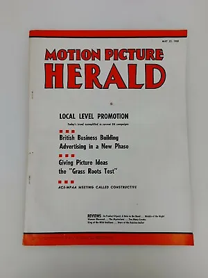 May 23 1959 - Motion Picture Herald Magazine Vintage 50's *Read • $11.95