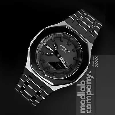 New 2024 Black Custom Casio G-Shock GA2100 Mod Watch Casioak Gift For Man • $249