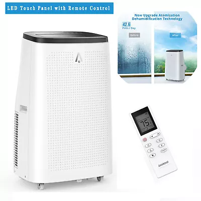 $443.64 • Buy 14000BTU Portable Air Conditioner Air Cooler Fan Dehumidifier Timer With Remote