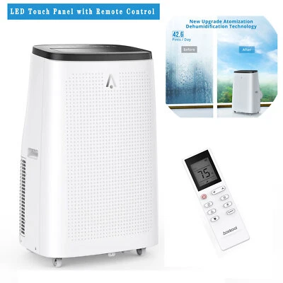 $443.64 • Buy 14000BTU Portable Air Conditioner Air Cooler Fan Dehumidifier Timer With Remote