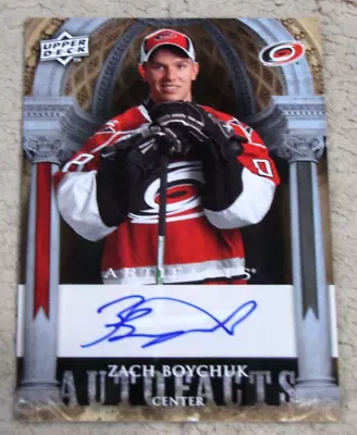 2009-10 Artifacts Autofacts #AFZB Zach Boychuk Auto • $3.95