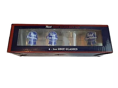 Pabst Blue Ribbon 4 Pack Shot Glasses • $24.99