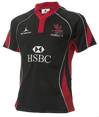 Olorun Diablos 7s Supporters Rugby Shirt (Black) S-4XL • £10