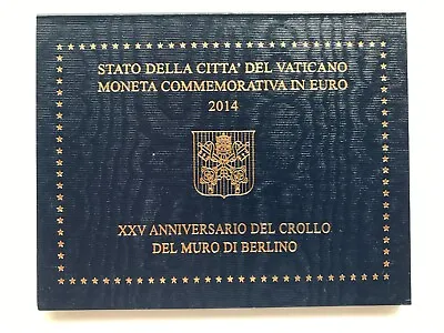 VATICAN - 2 € Euro Commemorative Coin 2014 - Fall Of The Berlin Wall • $69.90