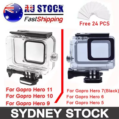 Underwater Diving For GoPro Hero 11 10 9 7 6 5 Waterproof Case Go Pro Housing AU • $18.99