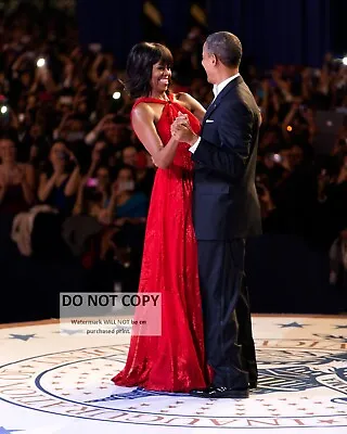 Barack Obama Dances With First Lady Michelle Obama - 8x10 Photo (zy-208) • $8.87