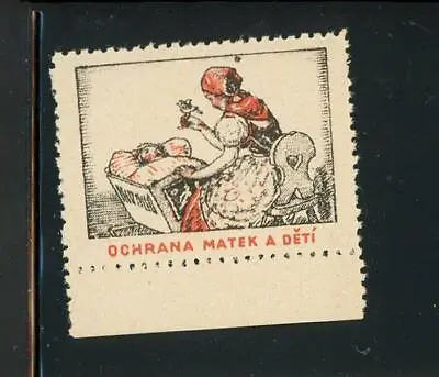 Ochrana Mater A Deti Reklamemarke Poster Stamp • $4.50