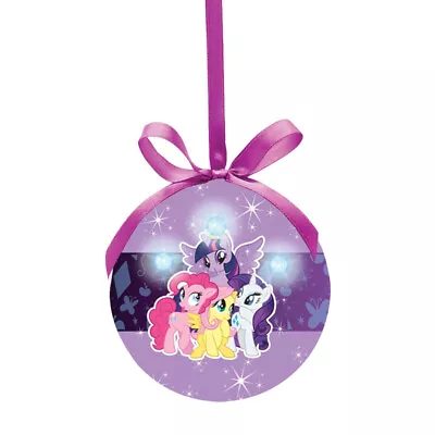 My Little Pony Friendship Is Magic Decoupage LED Christmas Holiday Ornament NEW • $5.99