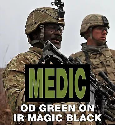 Medic Od Green On Mb Ir Patch 3.5 X2  Solasx With Velcro® Brand Fastener • $10