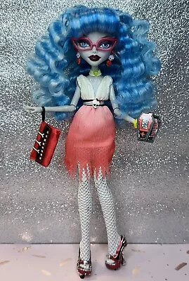 Monster High Dawn Of The Dance Ghoulia Yelps Doll COMPLETE Restyled Wavy Hair • $219.48