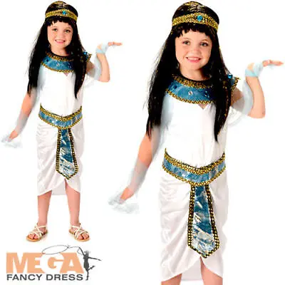 Queen Cleopatra Girls Fancy Dress Ancient Egyptian Kids World Book Day Costume  • £5.99