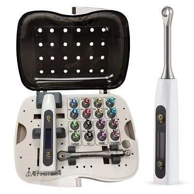Electronic Dental Implant Universal Prosthetic Kit Torque Wrench 16 Screwdrivers • $340.20