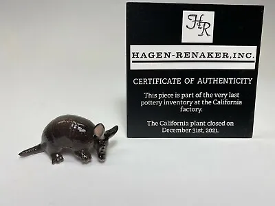 Hagen Renaker #68 3342 Miniatures Armadillo NOS 2021 Last Of The Factory Stock  • $9.99