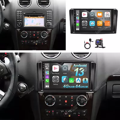 4G+64G CarPlay Android Car Stereo Radio For Mercedes Benz W164 ML500 GL350 GL450 • $199.99