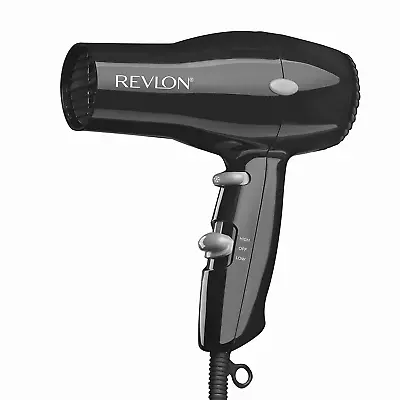 Compact Hair Blow Dryer Small Mini Travel Size Dual Voltage Black • $20.30