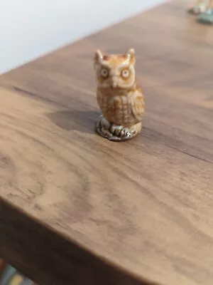 Wade Brown Owl Porcelain Original Classic Figure Miniature Ornament • £5