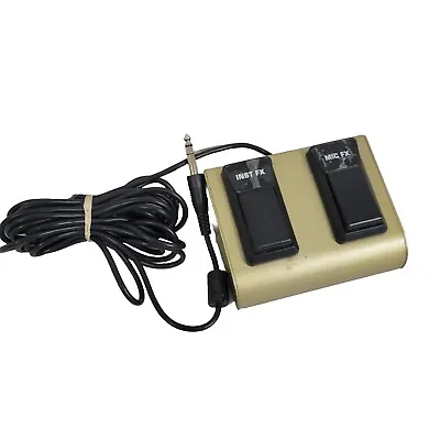 Behringer FS112ACX 2 Button Dual Gold Pedal Foot Switch INST FX MIC FX • $28.02