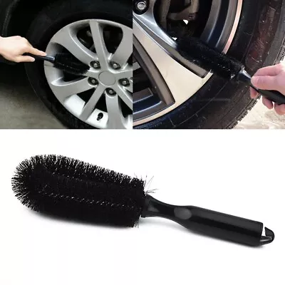 Car Wheel-Cleaning Brush Tool Tire Washing Clean Alloy Soft Bristle Cleaner Tool • $19.54