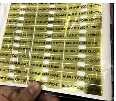 108 X Warranty Void If Removed Tamper Proof Label Security Sealed Stickers • £7.99