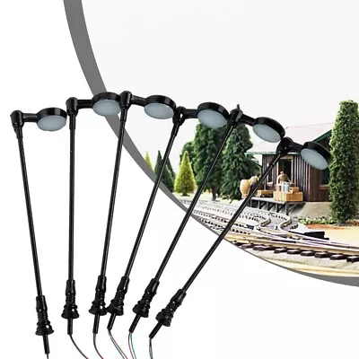 £5.54 • Buy Model Lamps Platform Lights OO Gauge With 6pcs Resistors Working Station Lamps