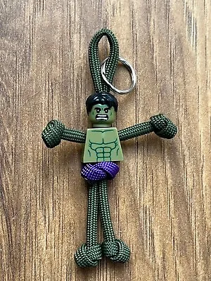 Marvel Hulk PARACORD BUDDY Keyring - HAND MADE IN UK • £4.95