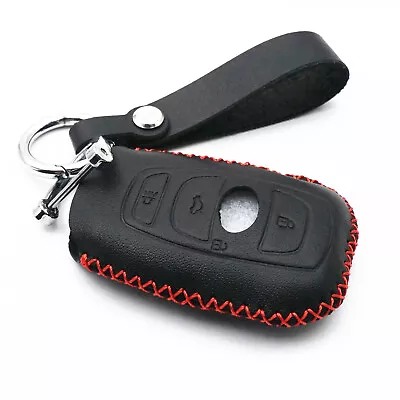 Black Leather 4 Buttons Key Fob Cover Case For Subaru Forester BRZ WRX Forester • $13.99