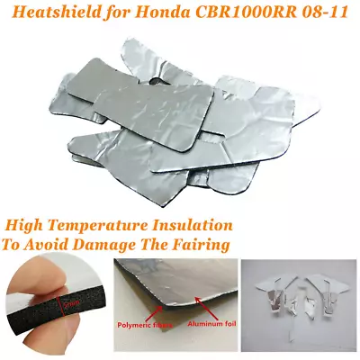 Pre-cut Heatshield For Honda CBR1000RR 2008 09 2010 2011 Heat Insulation Shield • $22.85