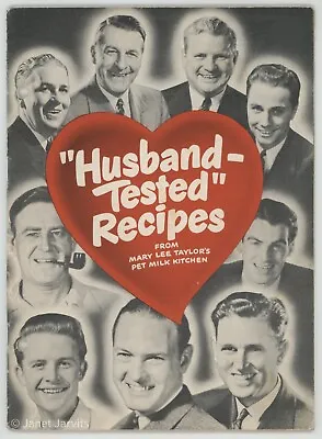 $13.99 • Buy Vintage Recipe Book HUSBAND-TESTED RECIPES Pet Milk Mary Lee Taylor