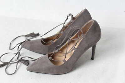 £4.99 • Buy Missguided Womens Calf Strap Heel Shoes - Grey - Size 6 (BA54)