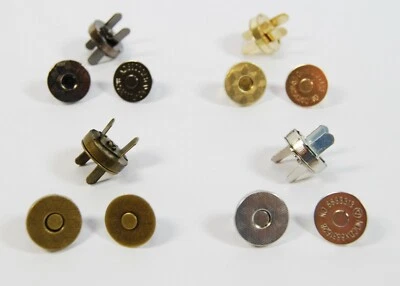 £15.49 • Buy Magnetic Snap Fasteners Closures & Buttons,Purse & Bag, Sewing Leather Findings