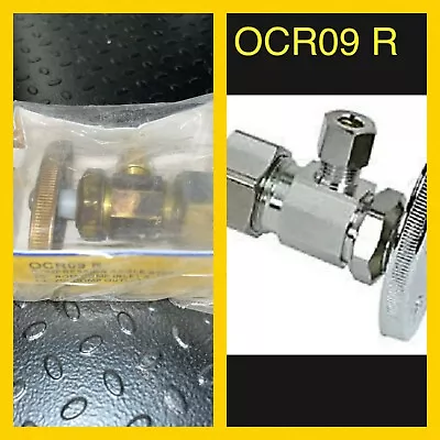 BrassCraft OCR09 R Comp Inlet/Outlet 1/2 X1/4  Multi-Turn Stop (rough) New! • $8.83