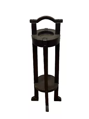 Arts & Crafts Mission  Oak Smoking Stand Original Finish 1915 Side Table • $145