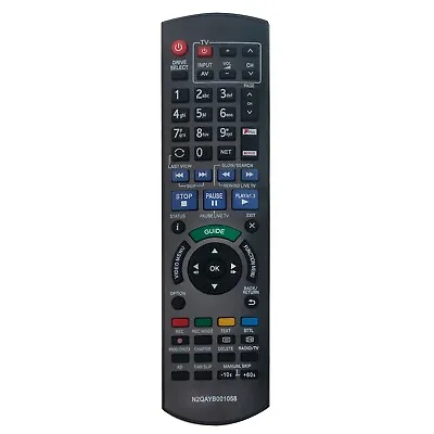 Remote N2QAYB001058 Fit For Panasonic DVD HDD Blu-Ray Recorder DMR-HWT150EB • £8.92