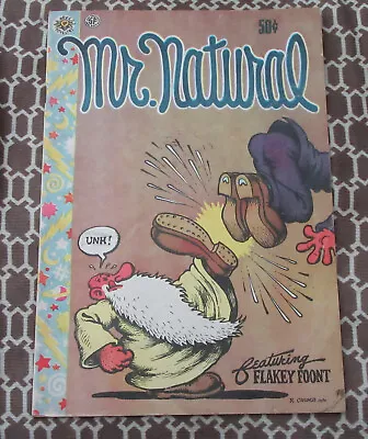 Mr. Natural  R.  Crumb  Apex Novelties  1970  First Ed. 6th Printing  Fine +6 • $9