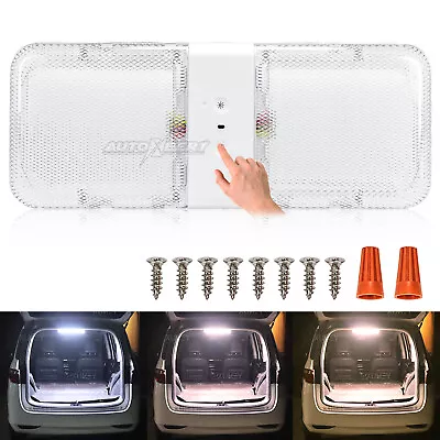 Roof Interior Ceiling Light Dimmable Warm Touch Switch 12V/24V 180 Led RV Camper • $19.31