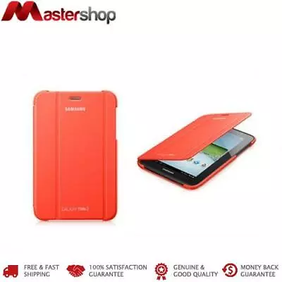 Original Samsung Galaxy Tab 2 7.0 Magnetic Book Cover Case Orange EFC-1G5SOEGSTD • $39.95