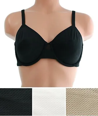 Wacoal Bra Keep Your Cool Underwire 855378 Breathable Mesh Detailing Cooling • $29.99