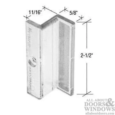 Handle 1 Hole  Shower Door - Clear Plastic • $5.04